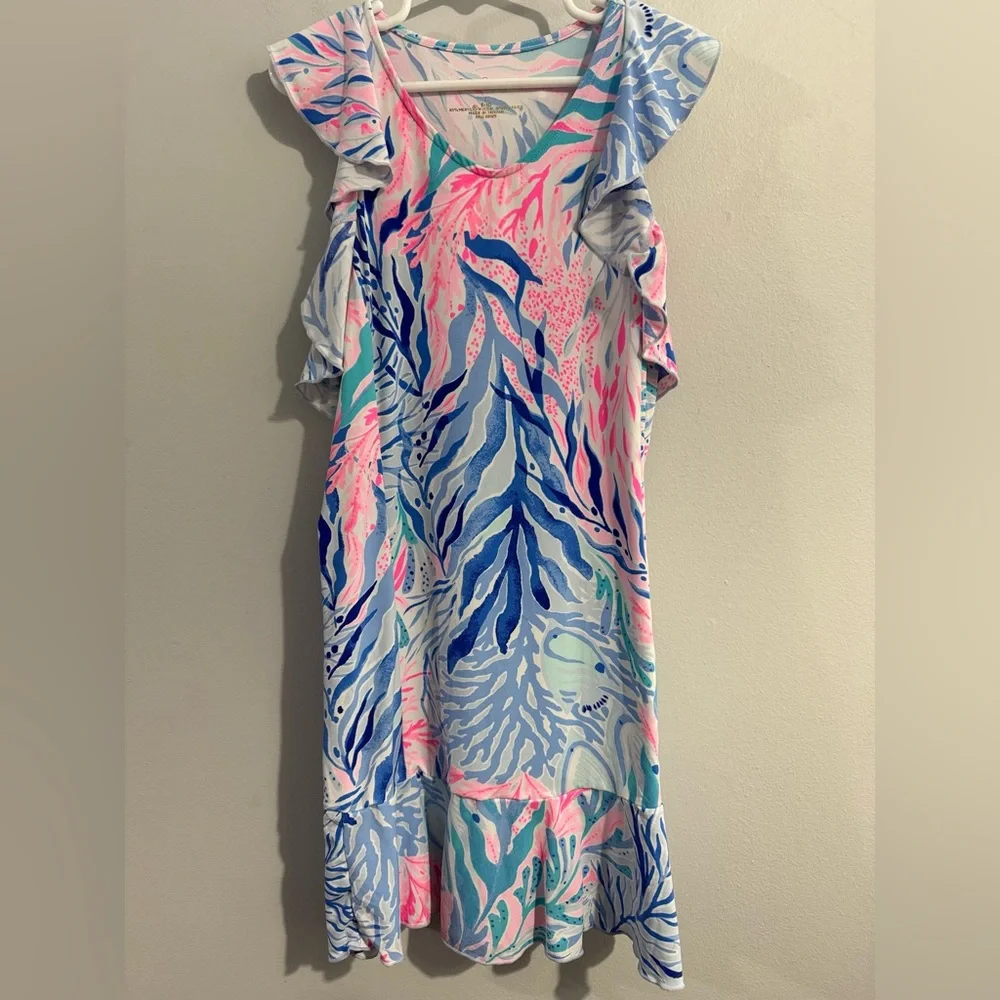 Lilly Pulitzer Girls Rally Tennis Dress Size L (8-10)